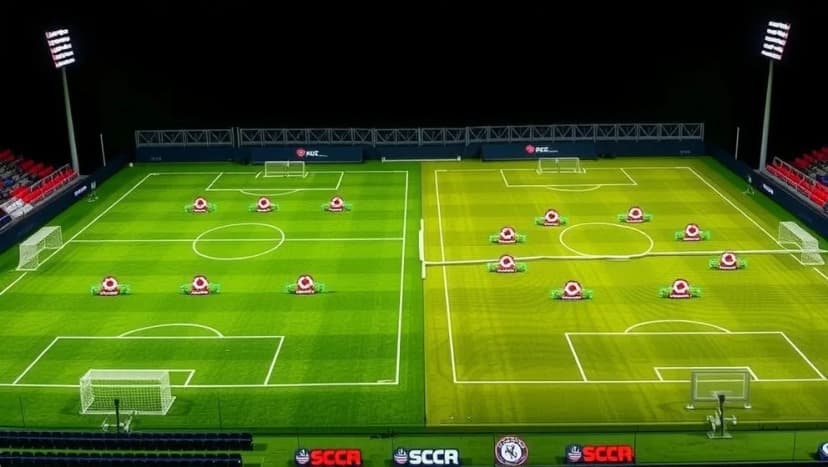 Atlético Madrid mot FC Barcelona laguppställning