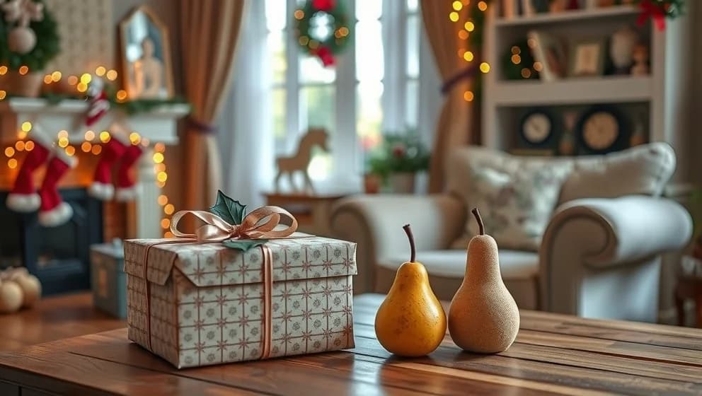 Ett päron till farsa firar jul