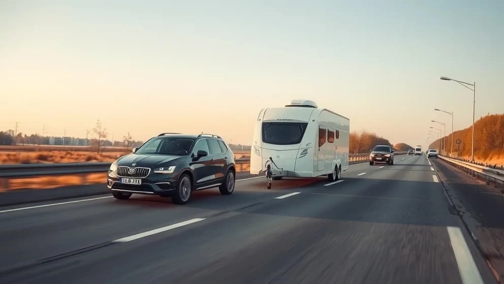 Hur fort får man köra med släp