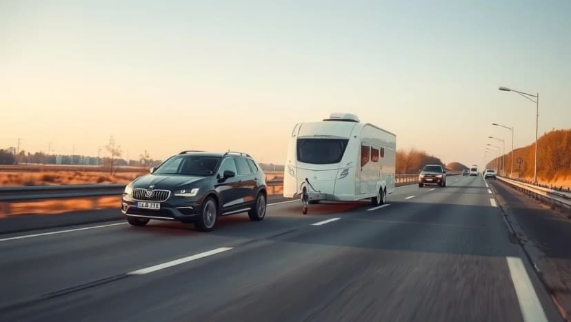 Hur fort får man köra med släp