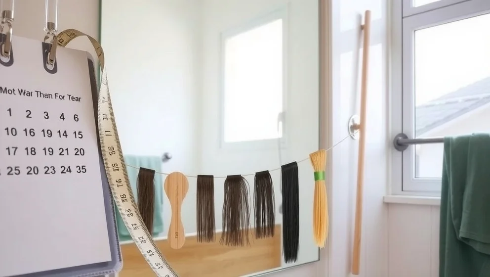 Hur mycket växer håret på en månad