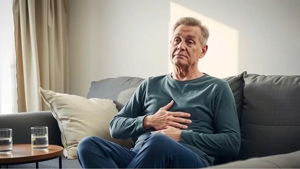 Tryck över bröstet i flera dagar